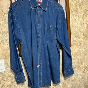 WRANGLER, George Strait Colby cut collection denim shirt